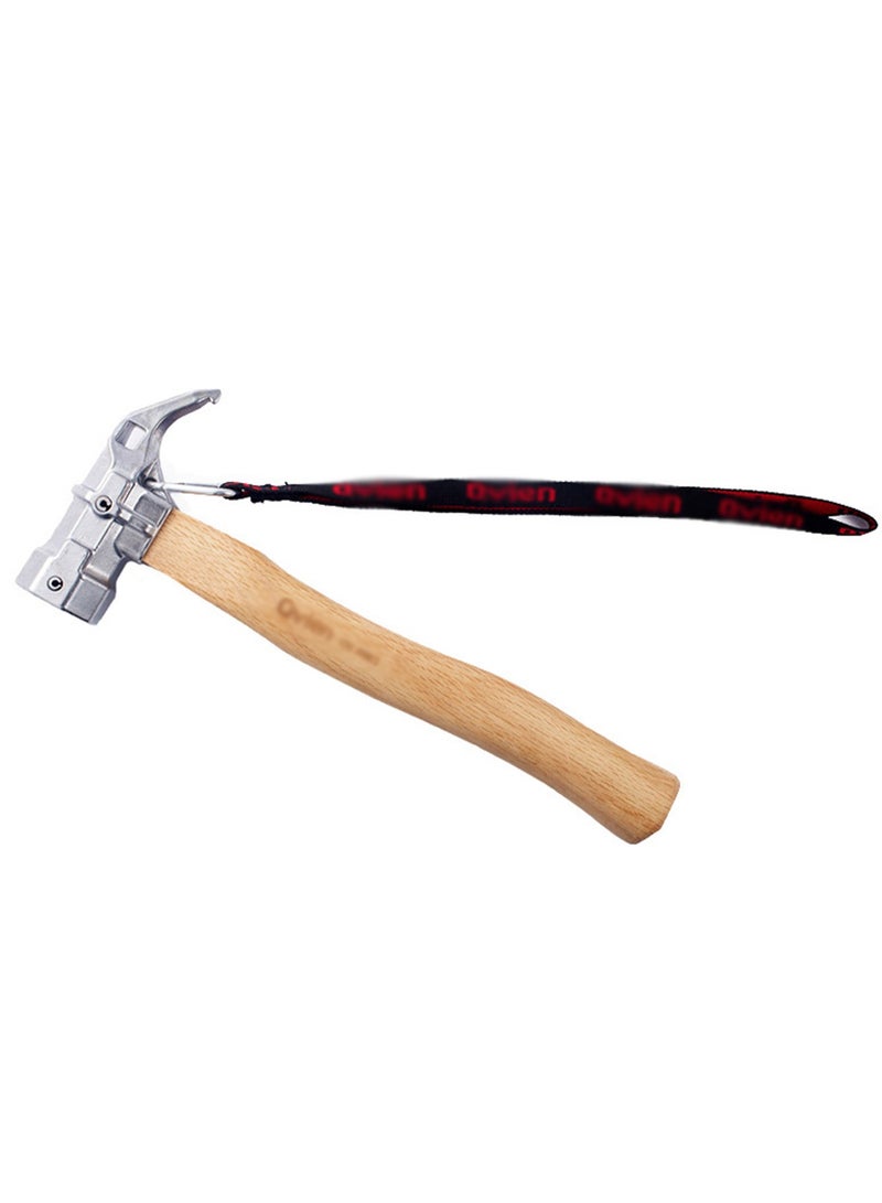 Steel Hammer with Wood Handle Steel Peg Hammer Tent Hammer