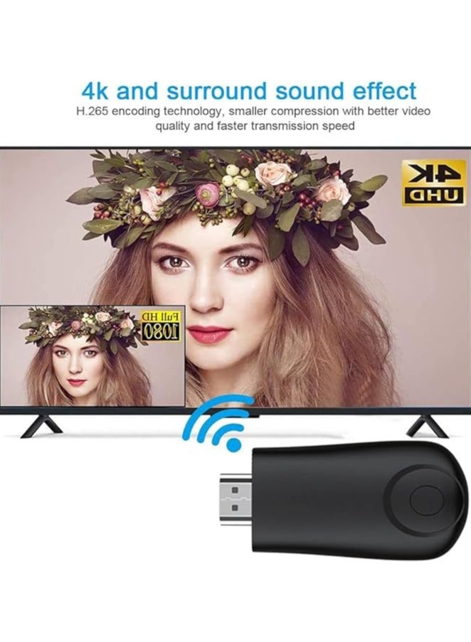 Wireless HDMI Transmitter and Receiver, Wireless HDMI Display Adapter, 1080P HDMI Screen Mirroring Adapter Streaming Client for i-Phone/i-Pad/Android/iOS/Windows/PC to HD TV/Monitor/Projector