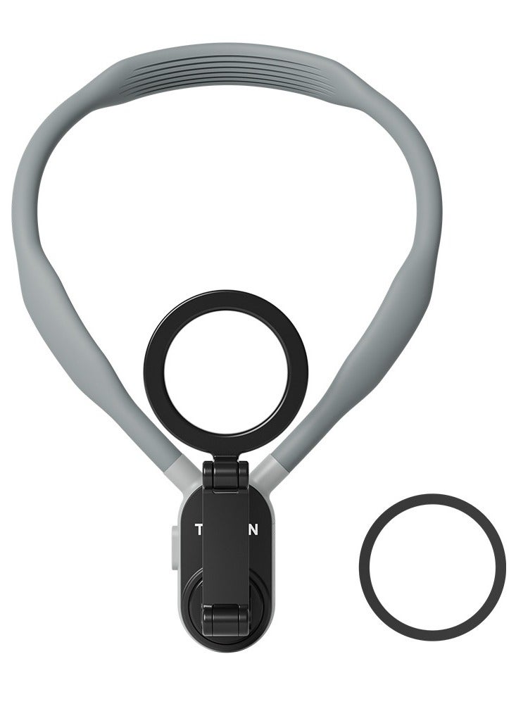 Magsafe magnetic mobile phone neck holder, first view mobile live streaming photography holder