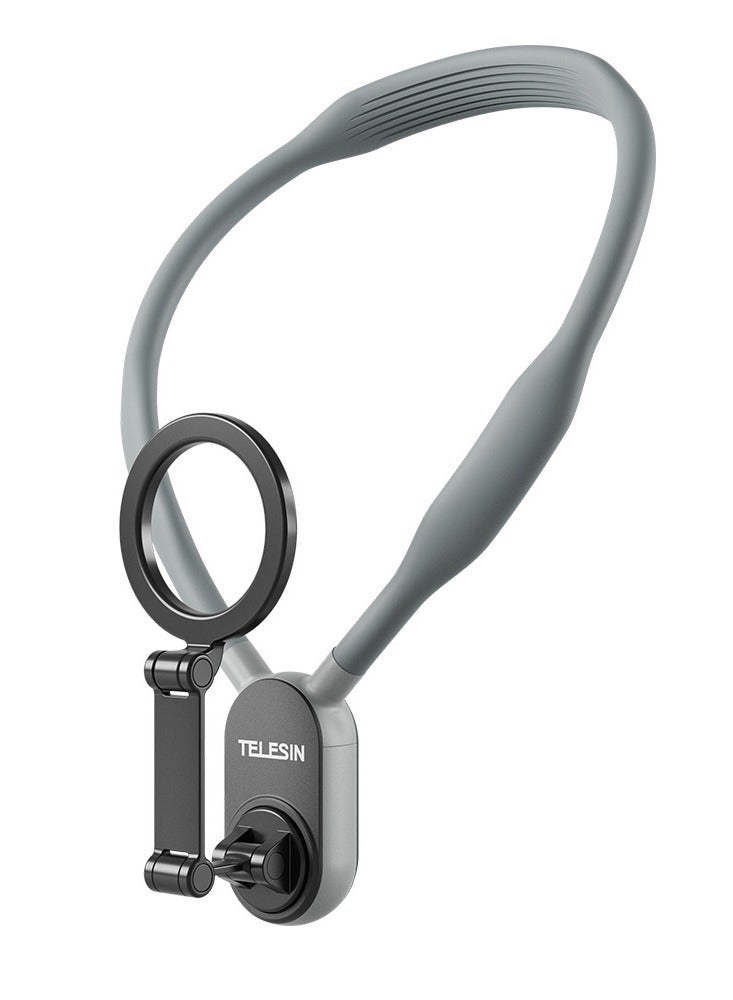 Magsafe magnetic mobile phone neck holder, first view mobile live streaming photography holder