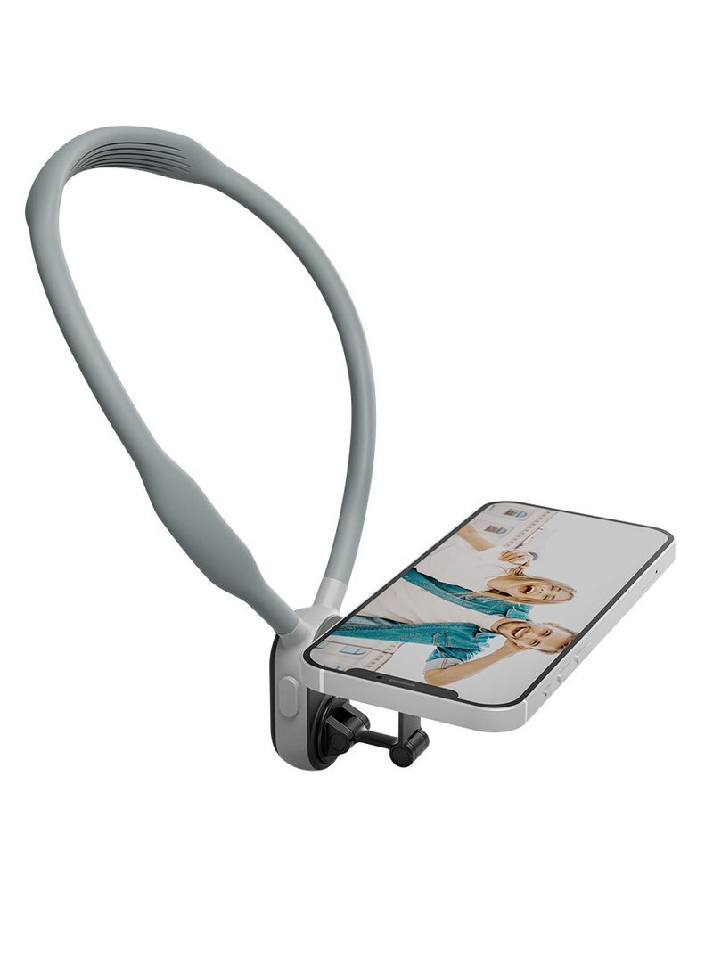 Magsafe magnetic mobile phone neck holder, first view mobile live streaming photography holder