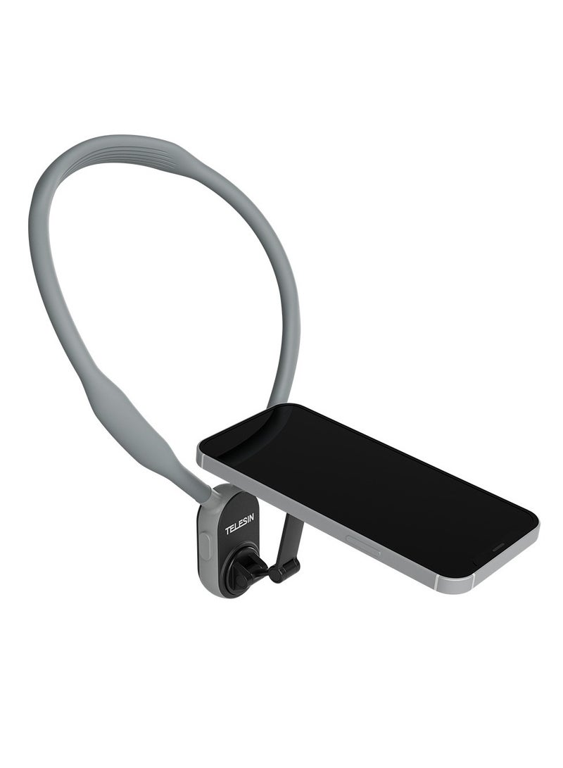 Magsafe magnetic mobile phone neck holder, first view mobile live streaming photography holder