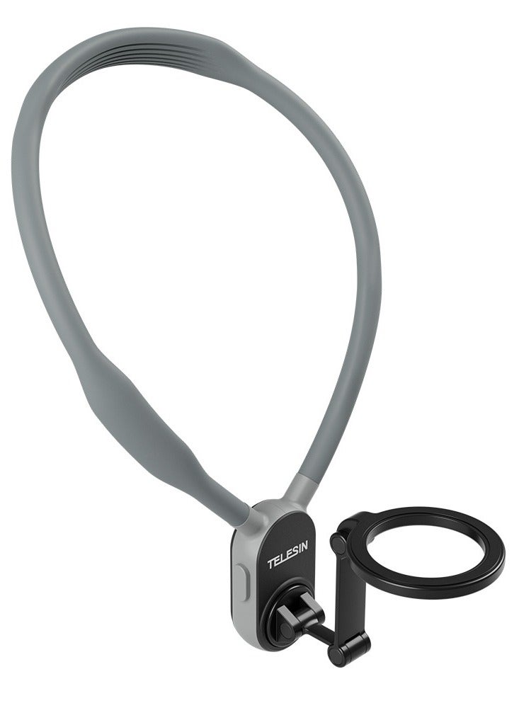 Magsafe magnetic mobile phone neck holder, first view mobile live streaming photography holder