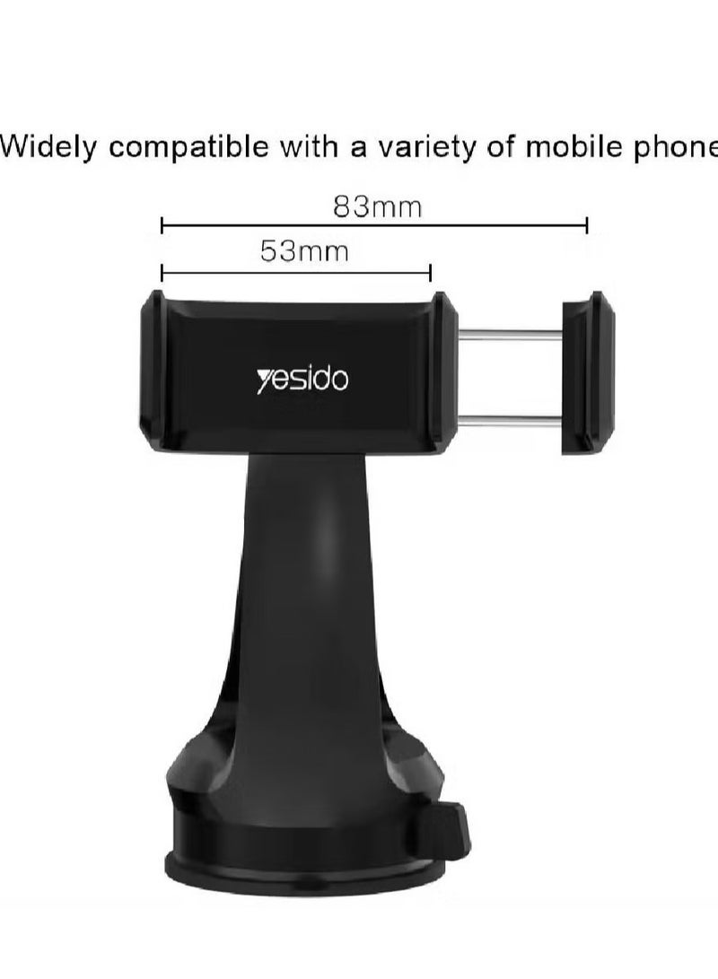 Yesido C1 Car Mobile Holder - Black