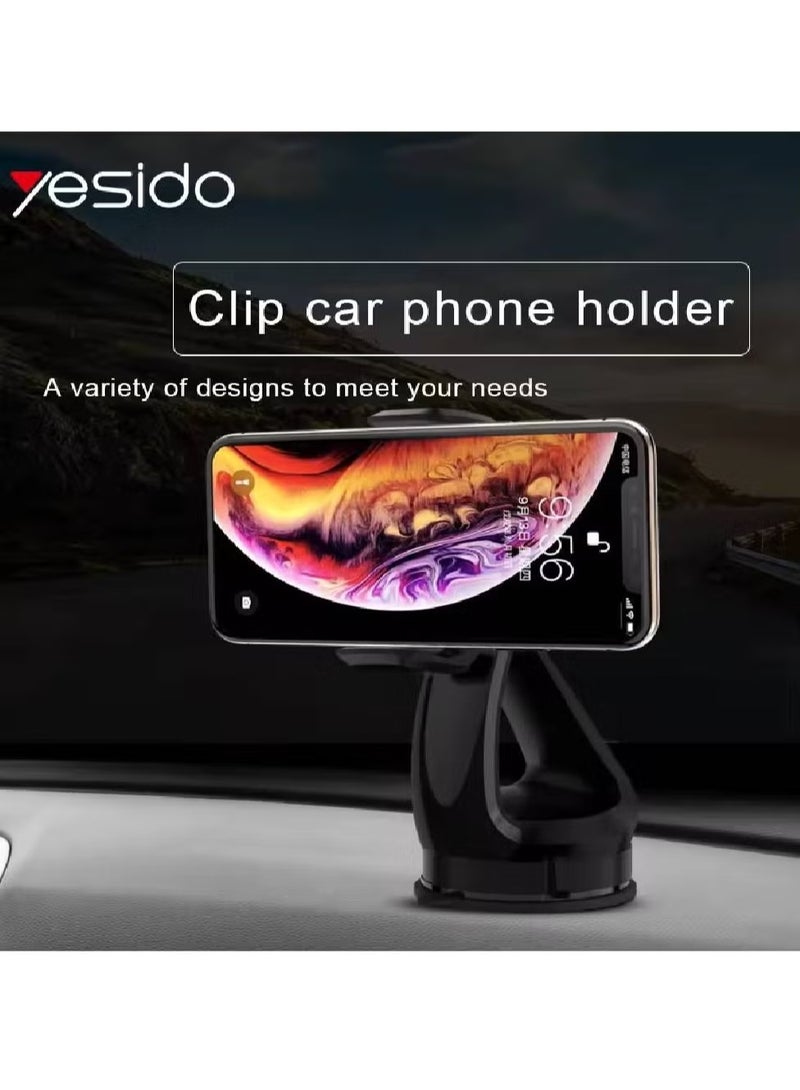 Yesido C1 Car Mobile Holder - Black