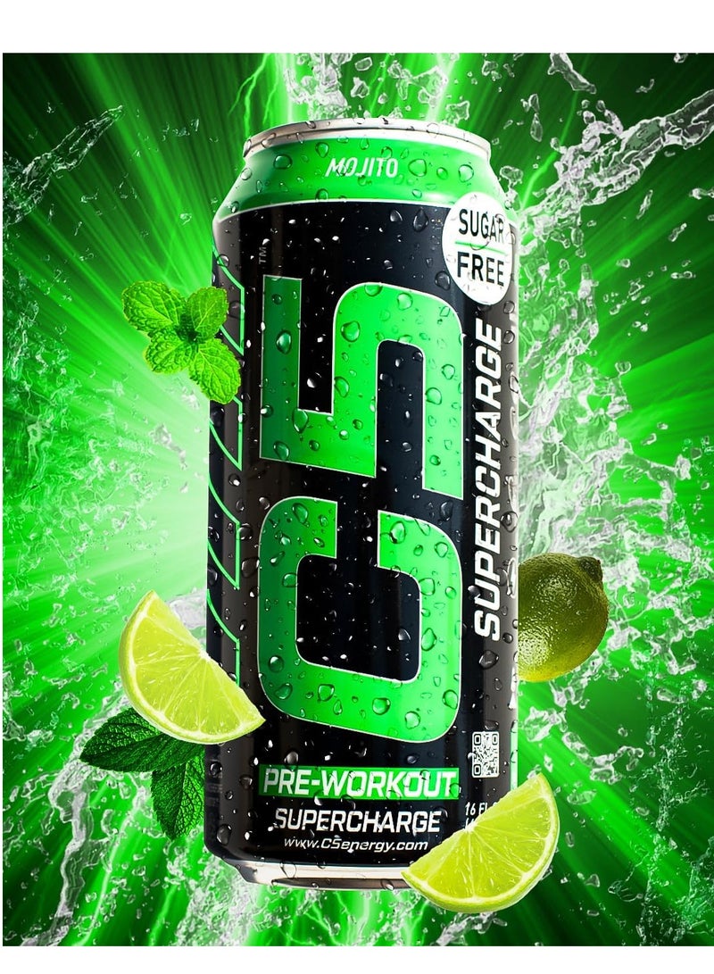 C5 SUPERCHARGE Sugar Free Mojito 473ml  Pack of 12
