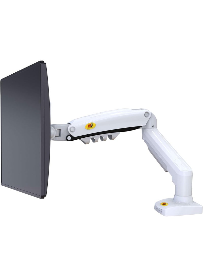 NB North Bayou Monitor Desk Mount Stand Full Motion Swivel Monitor Arm with Gas Spring for 17-30''Monitors(Within 4.4lbs to 19.8lbs) Computer Monitor Stand F80-W