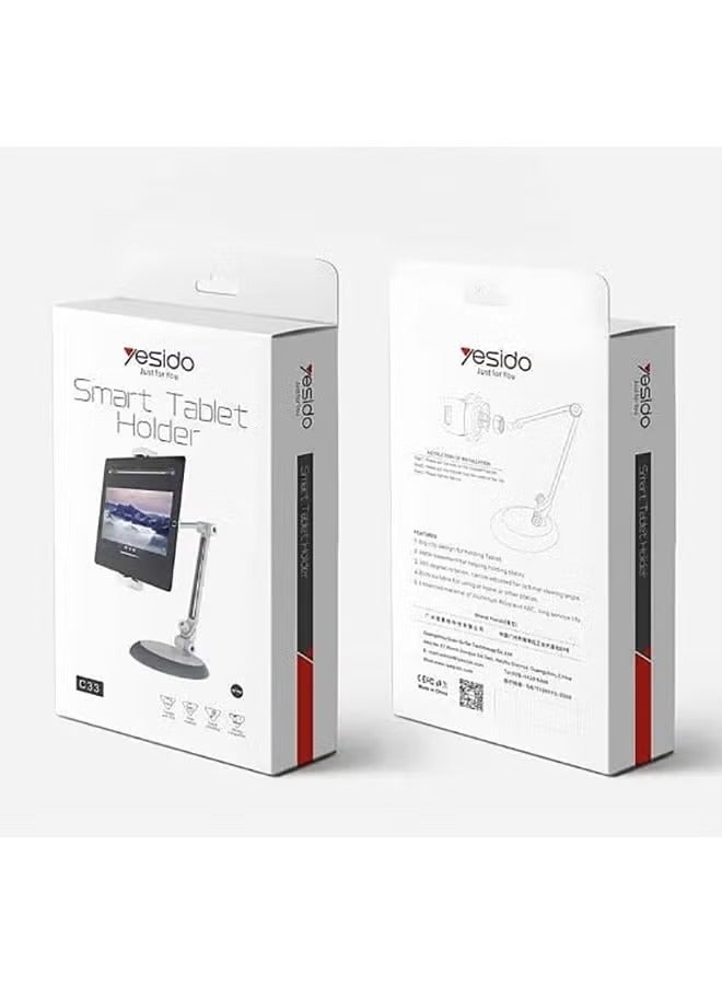 Smart Tablet Holder White/Grey