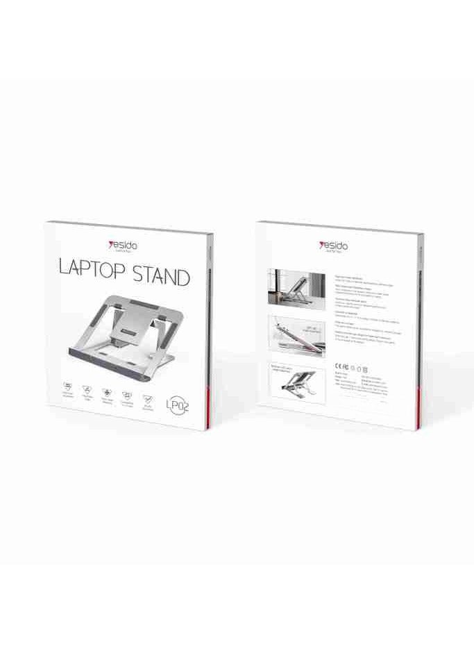 Yesido Portable LP02 Adjustable Portable Flexible Foldable Aluminum Computer Stand