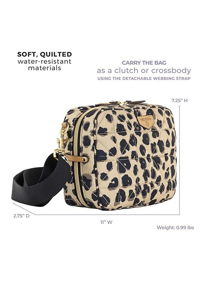 Twelvelittle Fashion Diaper Bag Clutch - Leopard