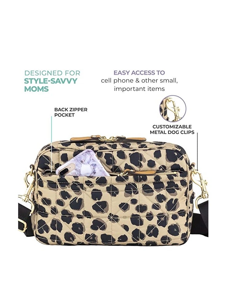 Twelvelittle Fashion Diaper Bag Clutch - Leopard