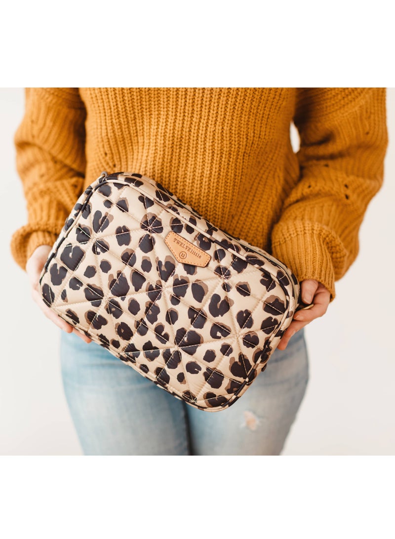 Twelvelittle Fashion Diaper Bag Clutch - Leopard