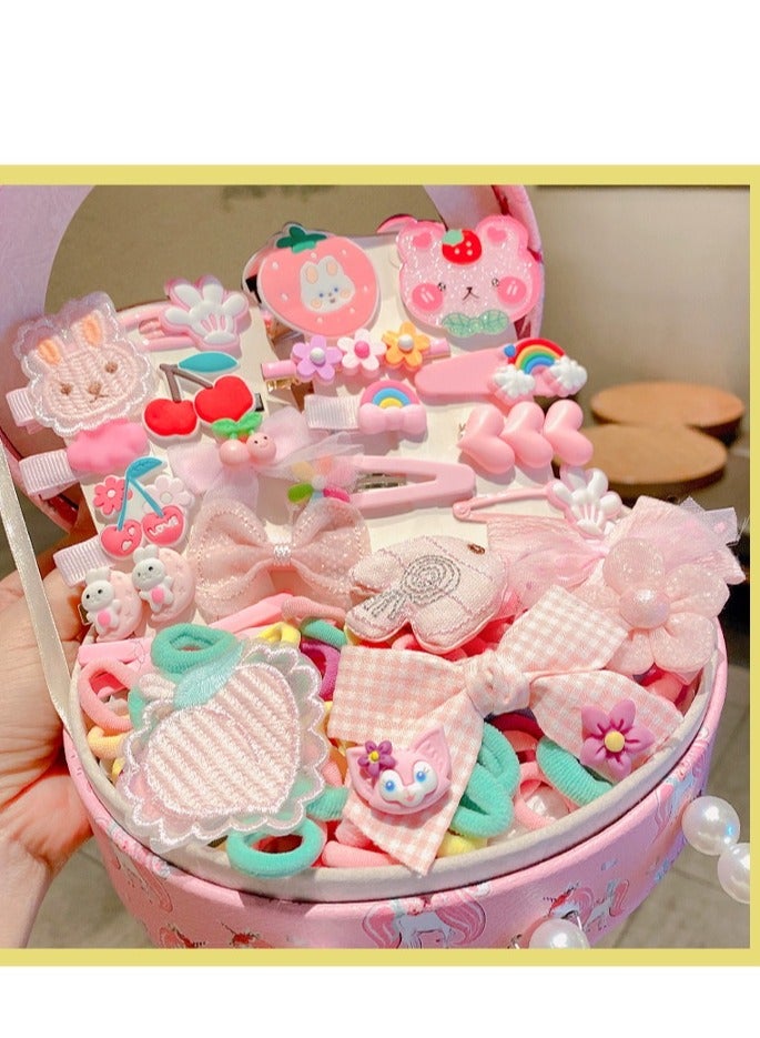 Girl Hair Clip Hair Rope Combination Princess Cute Hair Accessories Set Gift Box