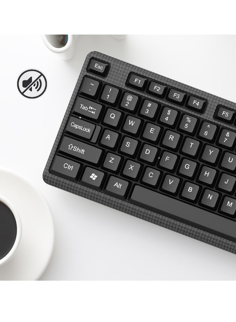 Wired Keyboard And Mouse Combo, Ergonomic Design Business Office Desktop Computer Notebook