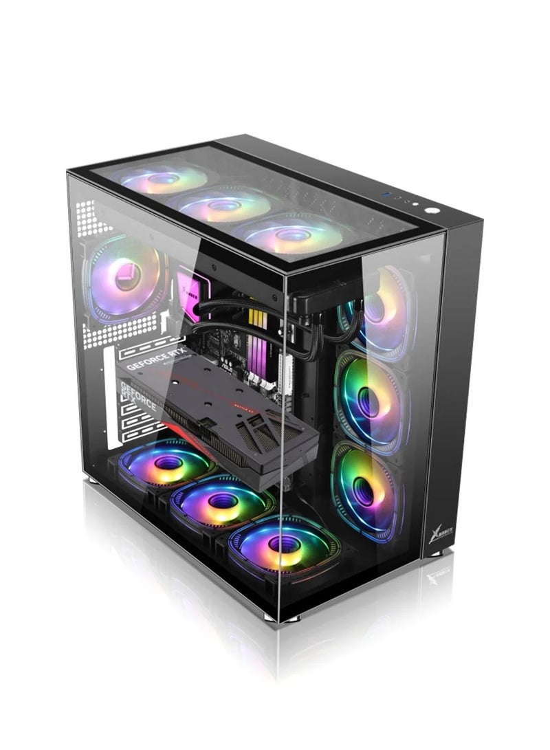 BUDGET GAMING/WORKSTATION DESKTOP PC MAX AIR BLACK: CORE I7 PROCESSOR | 16GB RAM | GTX 970 4GB GRAPHICS CARD | 512GB NVME +2TB HDD| WINDOWS 10/11