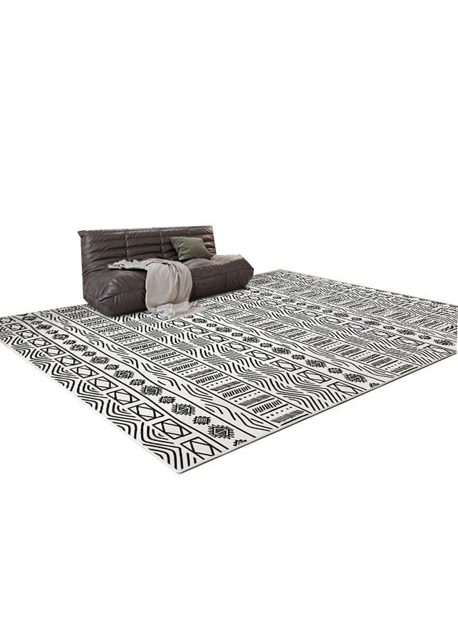 Foldable, Machine Washable Floor Mat  for Living Room, Bedroom, Bedside, Sofa, and Coffee Table Areas 180X250Cm