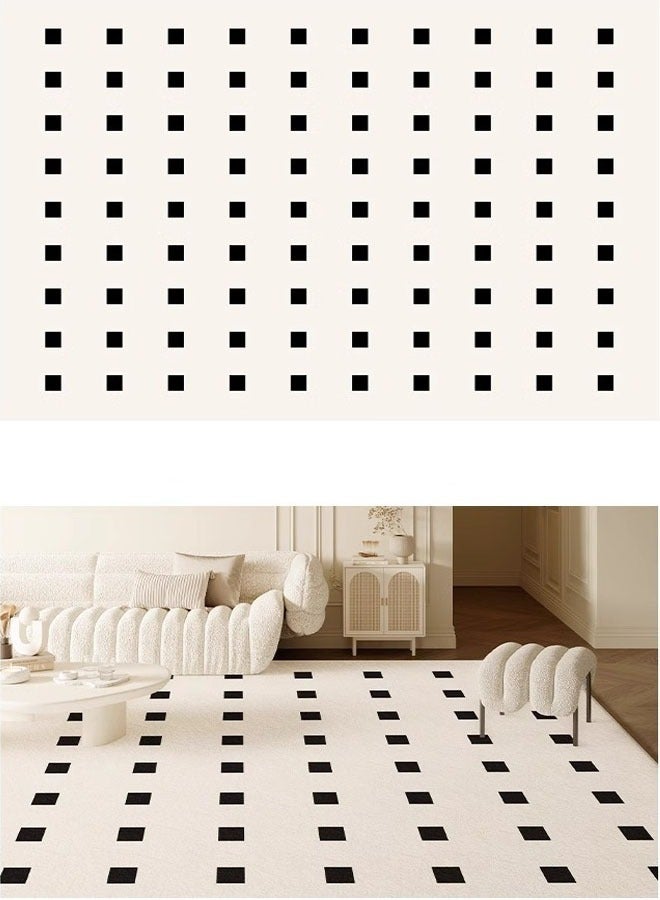 Foldable, Machine Washable Floor Mat  for Living Room, Bedroom, Bedside, Sofa, and Coffee Table Areas 200X300Cm