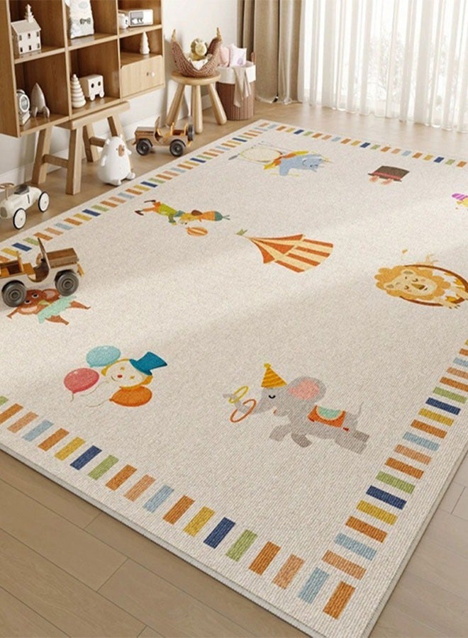 Foldable, Machine Washable Floor Mat  for Living Room, Bedroom, Bedside, Sofa, and Coffee Table Areas 200X300Cm