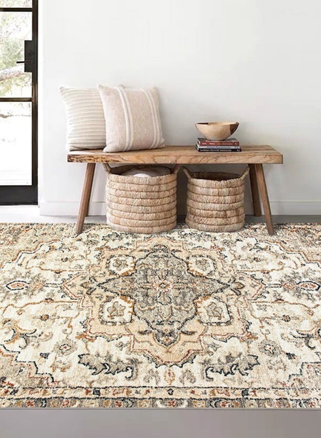 Ethnic Style Living Room Carpet imitation Cashmere with Dot Plastic Bottom 200X300cm Style-7