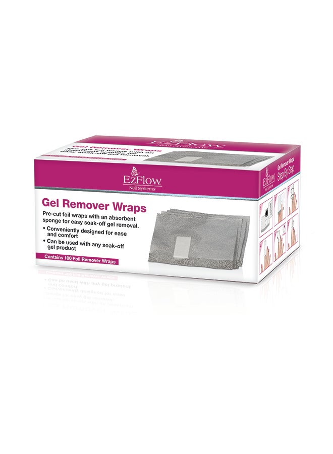 Remover Foil Wraps - 100Ct