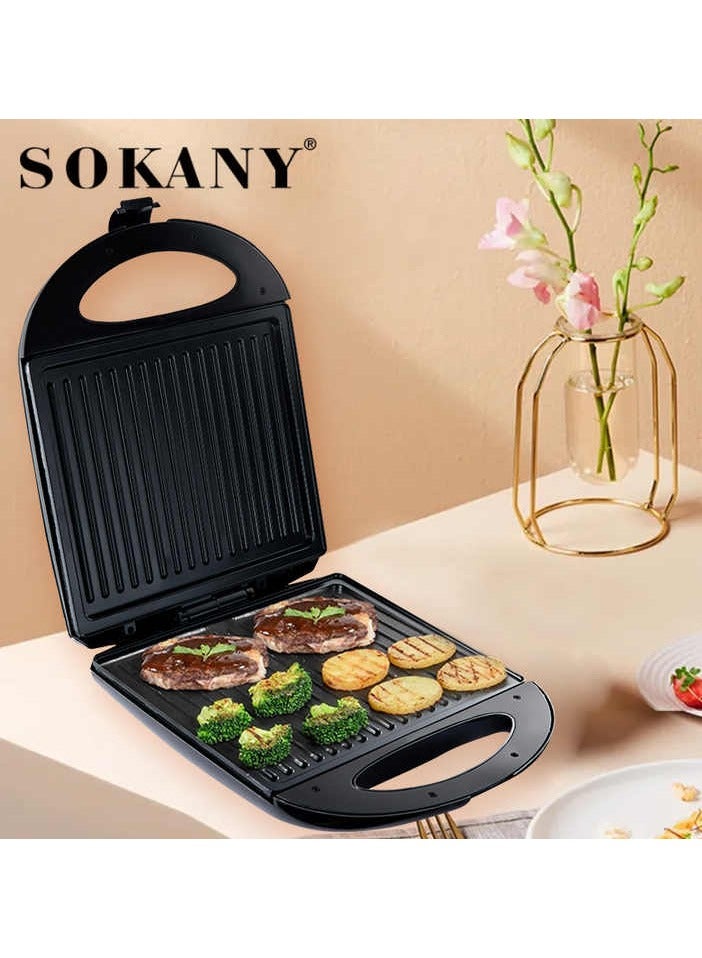 Sokany SK-BBQ-147 Kitchen Appliances Breakfast Maker Waffle Sandwich Maker