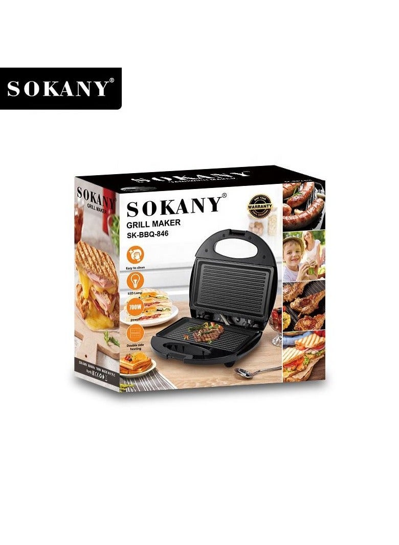 Sokany Hot Sandwich Maker Microwave Toasted Breakfast SK-BBQ-846