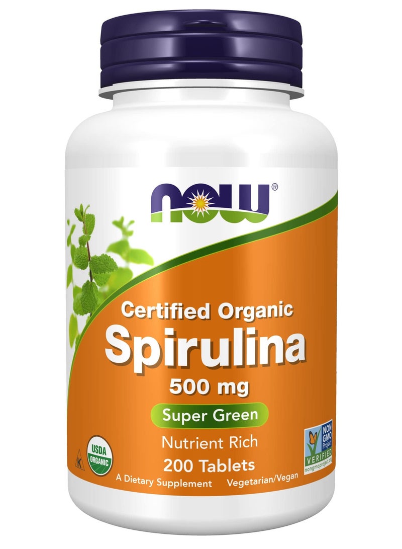 Now Spirulina 500Mg 200S