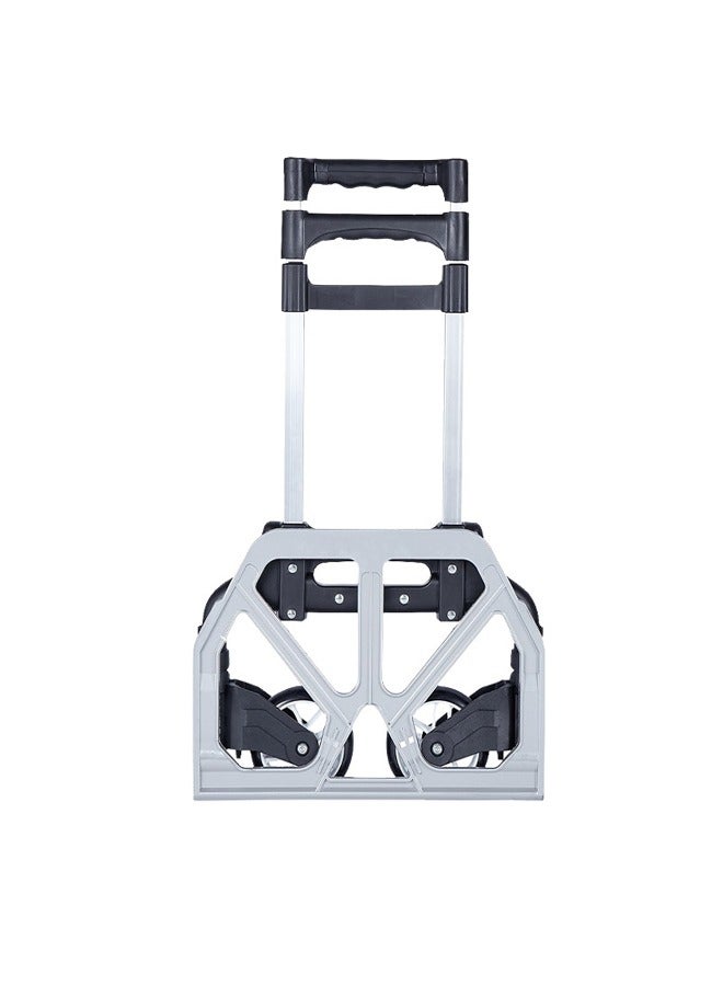 Foldable Portable Shopping Trolley Cart for Groceries and Luggage - Lightweight and Durable