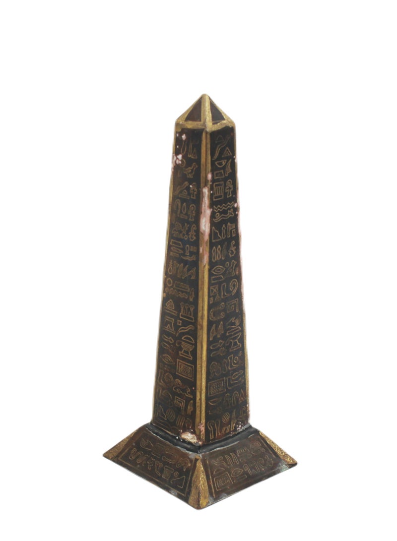 Egyptian Long Pyramid Brass Work 20 x 8 cm