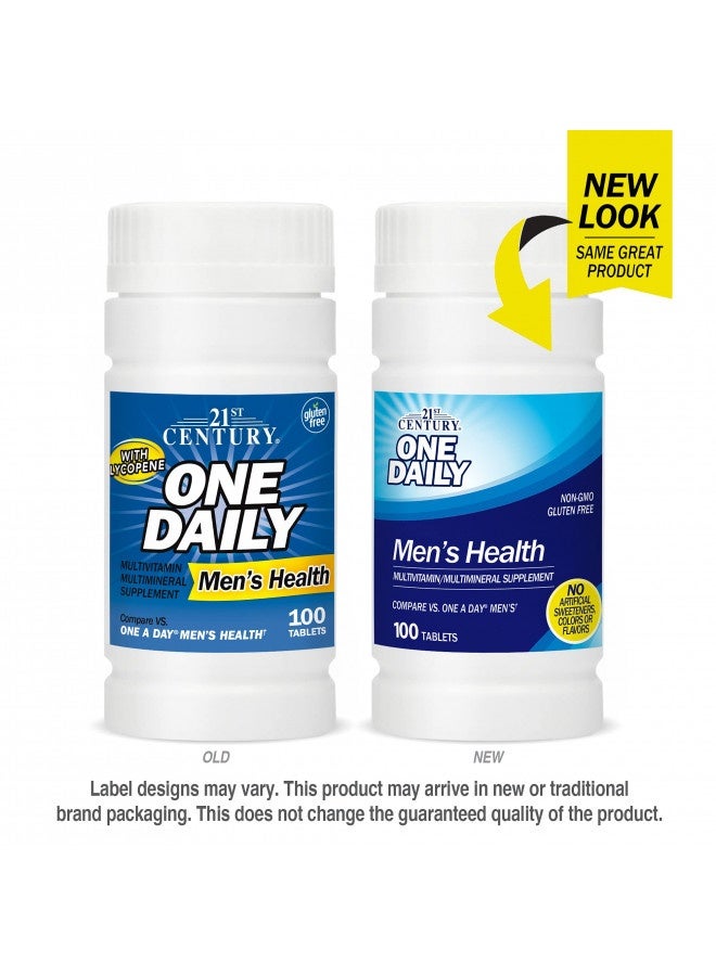 21st Century One Daily Men's Health Tablets, 100 Count