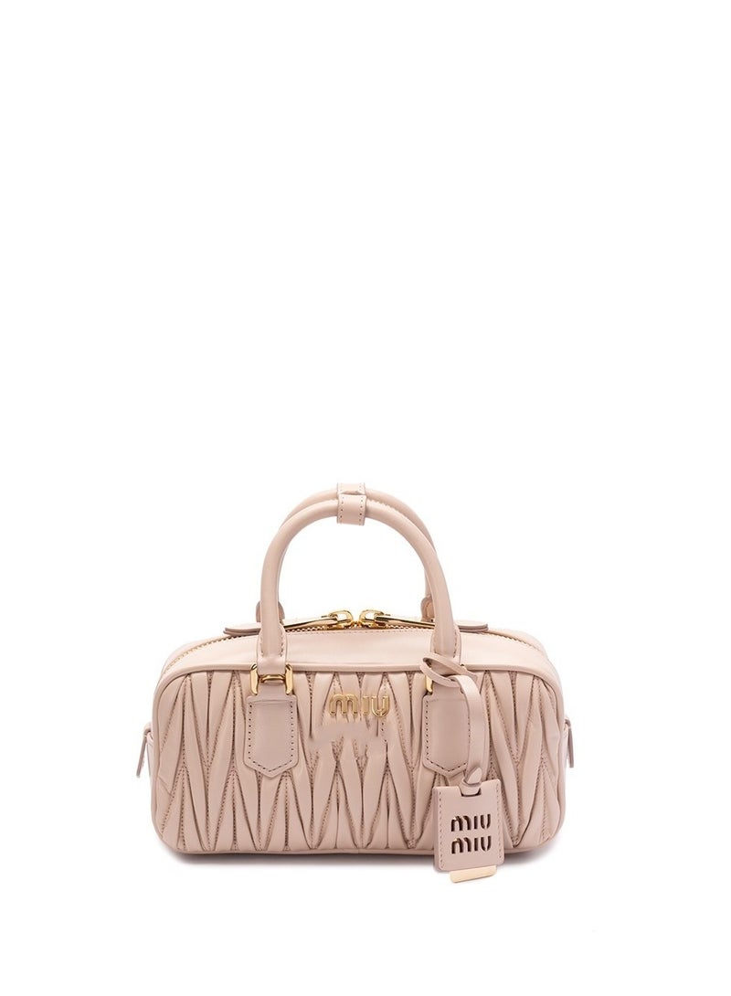 MIU Small Arcadie Top Handle Bag Nappa Leather Crossbody Shoulder