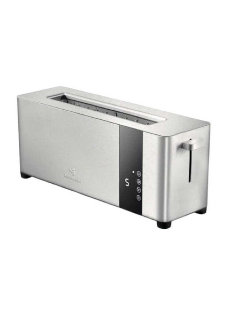 Single Slice Long Bread Toaster Stainless Steel Body With Digital Display