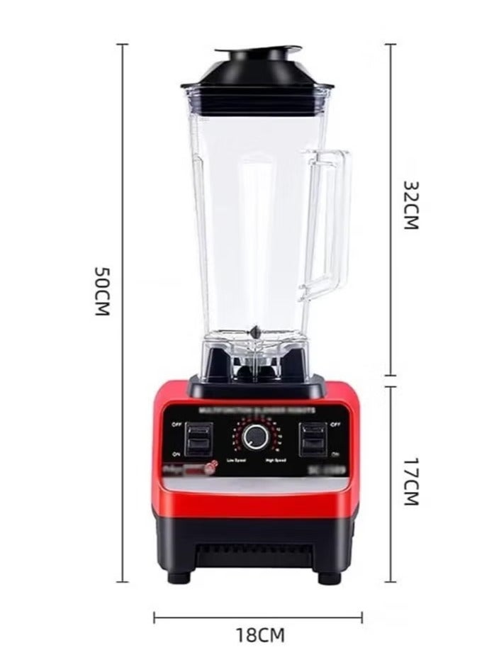 Heavy Duty Blender Mixer Electric High Speed Juicer Food Processor 2.5L 4500W BPA Free High Power Blenders For Kitchen Stainless Countertop Ice Smoothie Blender