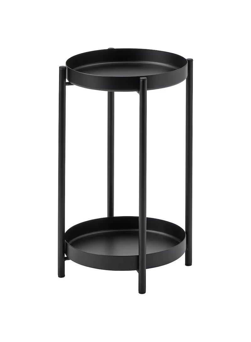 Plant stand, in/outdoor black, 35 cm