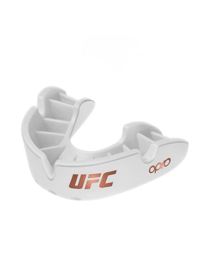 OPRO SELF FIT UFC BRONZE WHITE ADULT