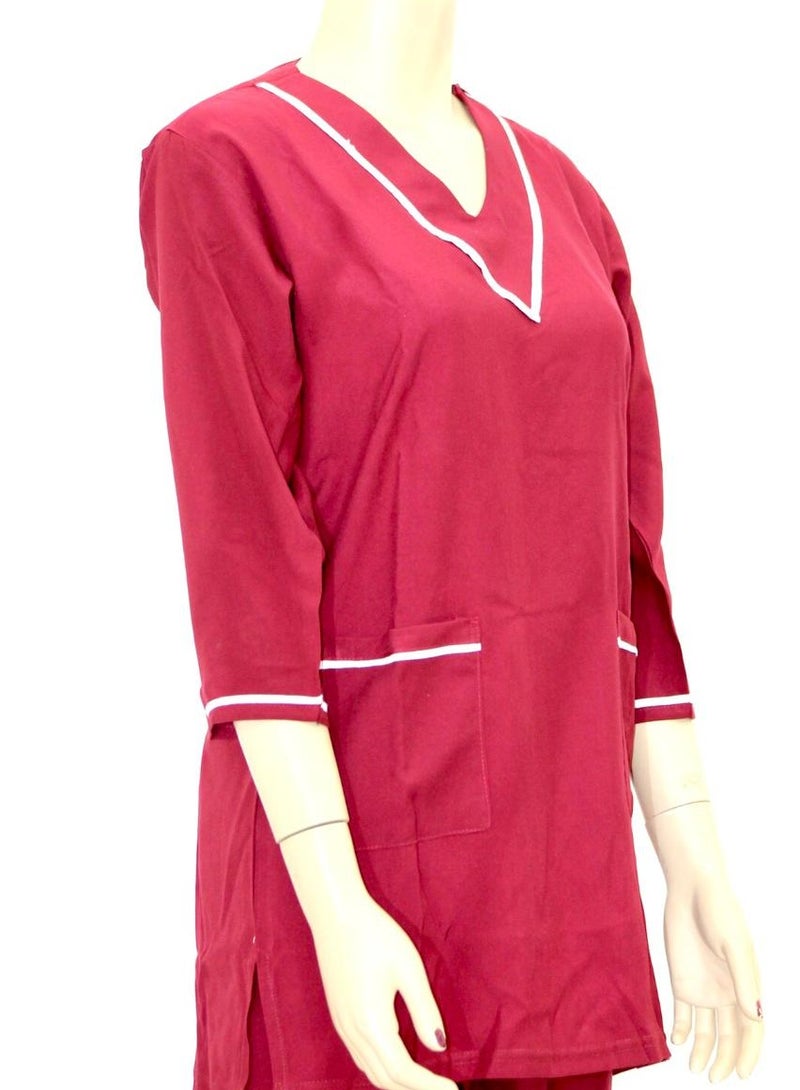 3 Pieces Uniform Cleaning Suit for Domestic Workers