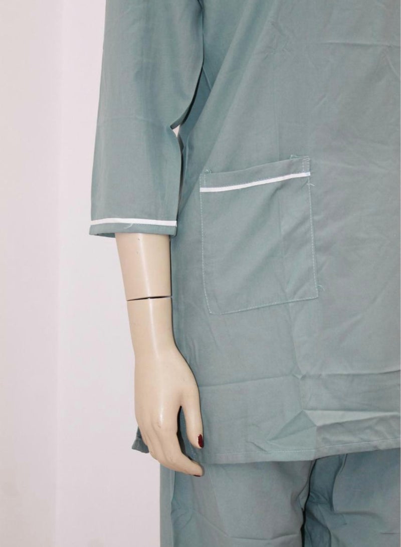 3 Pieces Uniform Cleaning Suit for Domestic Workers