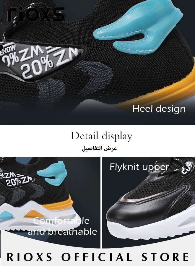 Men's Fashion Running Shoes with Mesh Upper, Casual Athletic Trainers with Non-slip Sole Design, Comfortable Walking Sneakers, Breathable Mesh Sports Shoes, Easy to Pull On and Off
