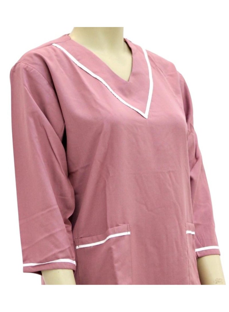 Housemaid Uniform Maid  Nanny Scrub Suit 3 piece set