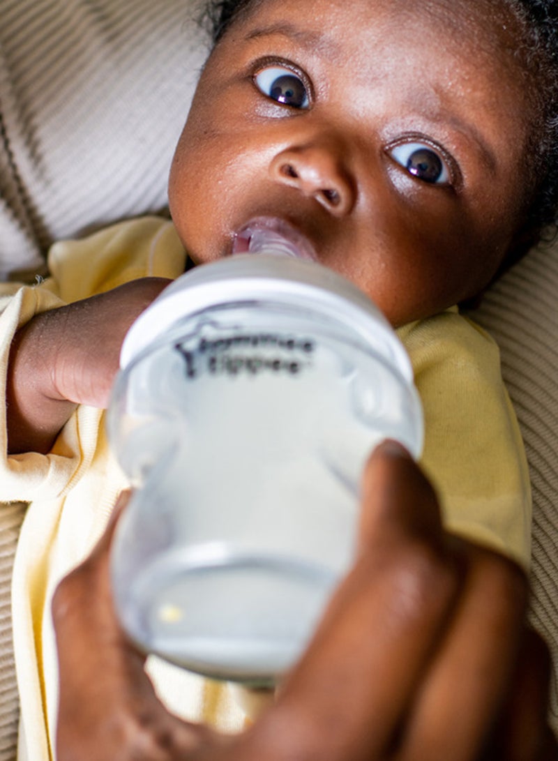 Baby Closer To Nature Feeding Bottle, 3 Months +, 2 X 340 ML