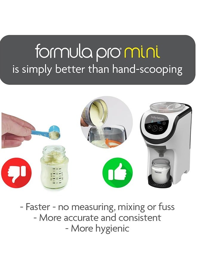 Formula Pro Mini Baby Formula Maker – Small Baby Formula Mixer Machine Fits Small Spaces And Is Portable For Travel– Bottle Makers Makes The Perfect Bottle For Your Infant On The Go