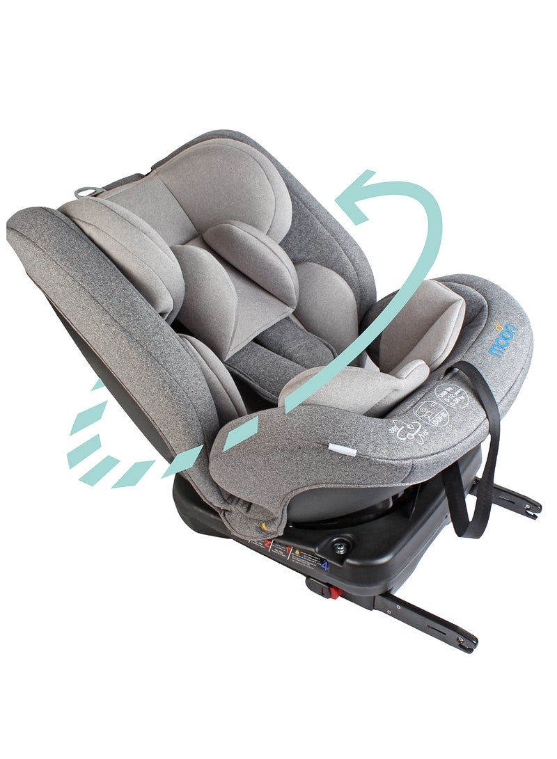 360° Rotate Rover - Baby/Infant Car Seat With 7-Point Adjustments, Group(0+,1,2,3), 0 - 12 Years, Grey