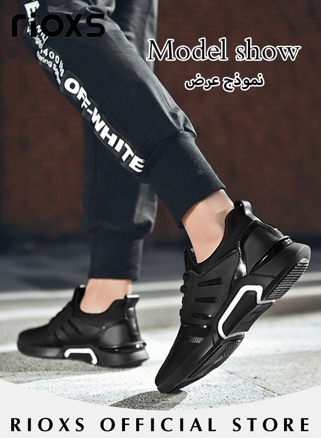 Men's Sports Shoes,Fashion Casual Trainers,Outdoor Athletic Shoes For Men,Breathable Sports Shoes For Jogging Walking,Ant-slip Running Shoes,Comfy Lightweight Workout Sneakers