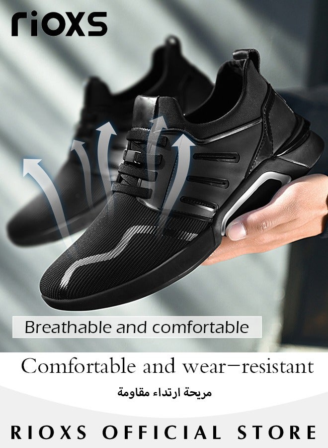 Men's Sports Shoes,Fashion Casual Trainers,Outdoor Athletic Shoes For Men,Breathable Sports Shoes For Jogging Walking,Ant-slip Running Shoes,Comfy Lightweight Workout Sneakers