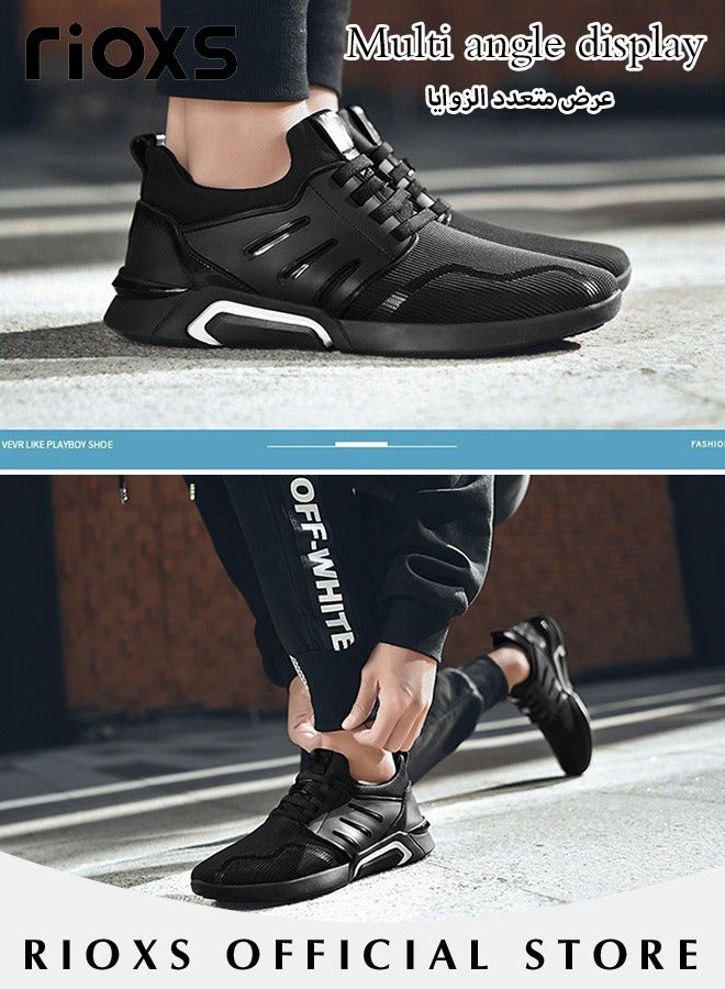 Men's Sports Shoes,Fashion Casual Trainers,Outdoor Athletic Shoes For Men,Breathable Sports Shoes For Jogging Walking,Ant-slip Running Shoes,Comfy Lightweight Workout Sneakers