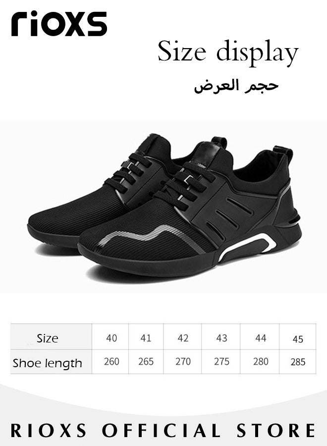 Men's Sports Shoes,Fashion Casual Trainers,Outdoor Athletic Shoes For Men,Breathable Sports Shoes For Jogging Walking,Ant-slip Running Shoes,Comfy Lightweight Workout Sneakers