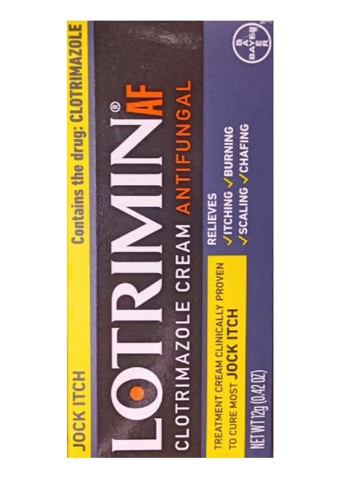 Lotrimin AF Jock Itch, Treatment Cream 12g