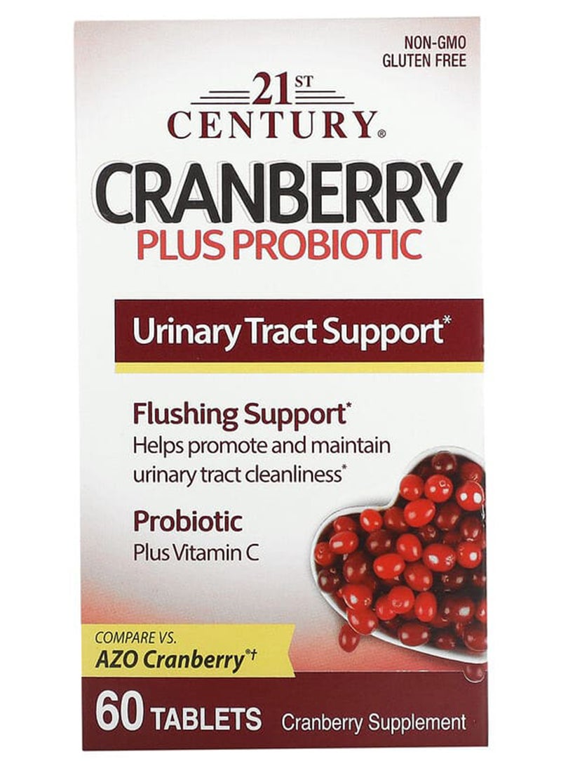 Cranberry Plus Probiotic, 60 Tablets, Packaging May Vary