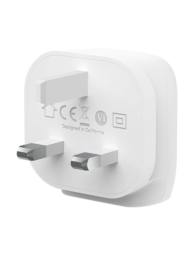 Compact 20W USB Type C Power Delivery Wall Charger   Certified USB C PD 3.1 PPS Fast ChargIng Plug For iPhone 15 14 Samsung Galaxy S23 S22 iPad Pixel And More White