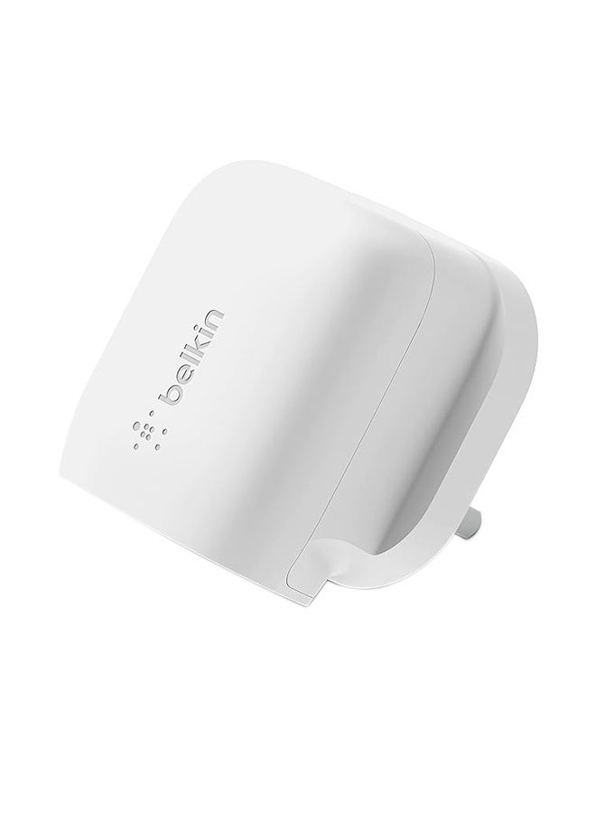 Compact 20W USB Type C Power Delivery Wall Charger   Certified USB C PD 3.1 PPS Fast ChargIng Plug For iPhone 15 14 Samsung Galaxy S23 S22 iPad Pixel And More White